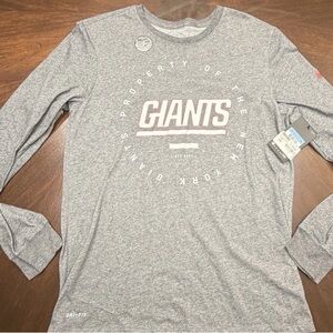 Nike Gray Giants Long Sleeve Tee